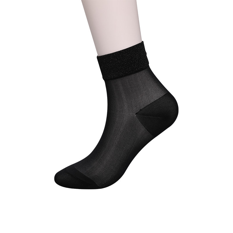 Mote gjennomsiktig nylon silke bomullsbunn damesokker Superfine nylon gjennomsiktig silke damesokker Krystallsilke damesokker WSD1946