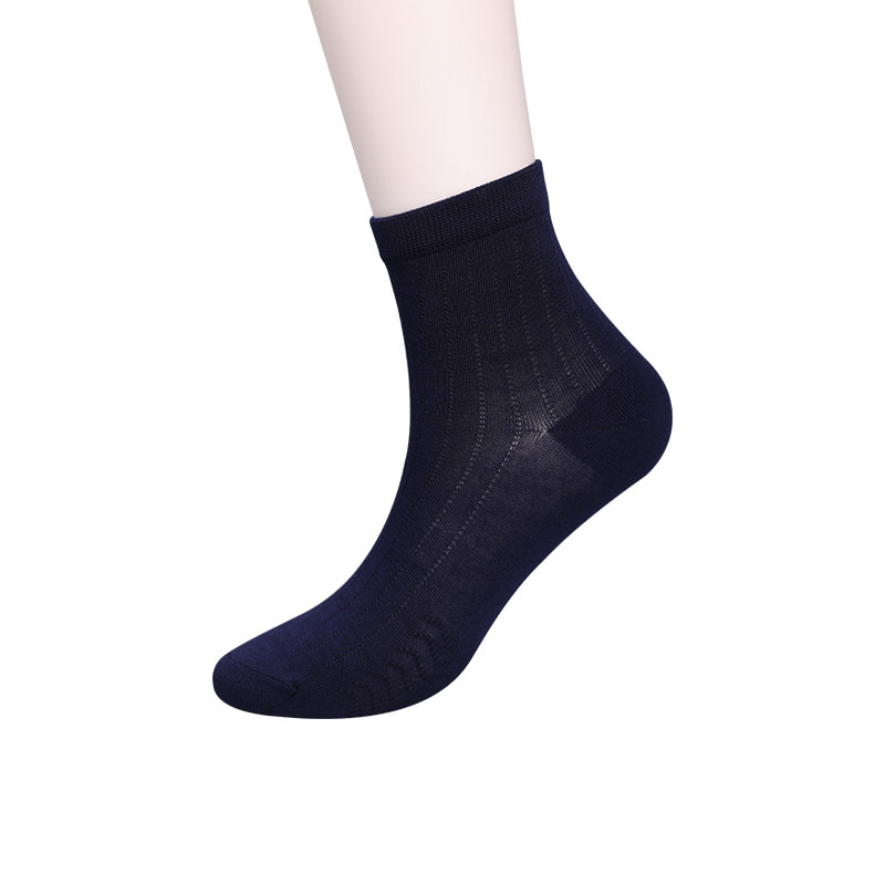 Modal Collection Sirkel Vertikal Stripe Blomst Myk Håndsydde Uformelle Herresokker WSD2802