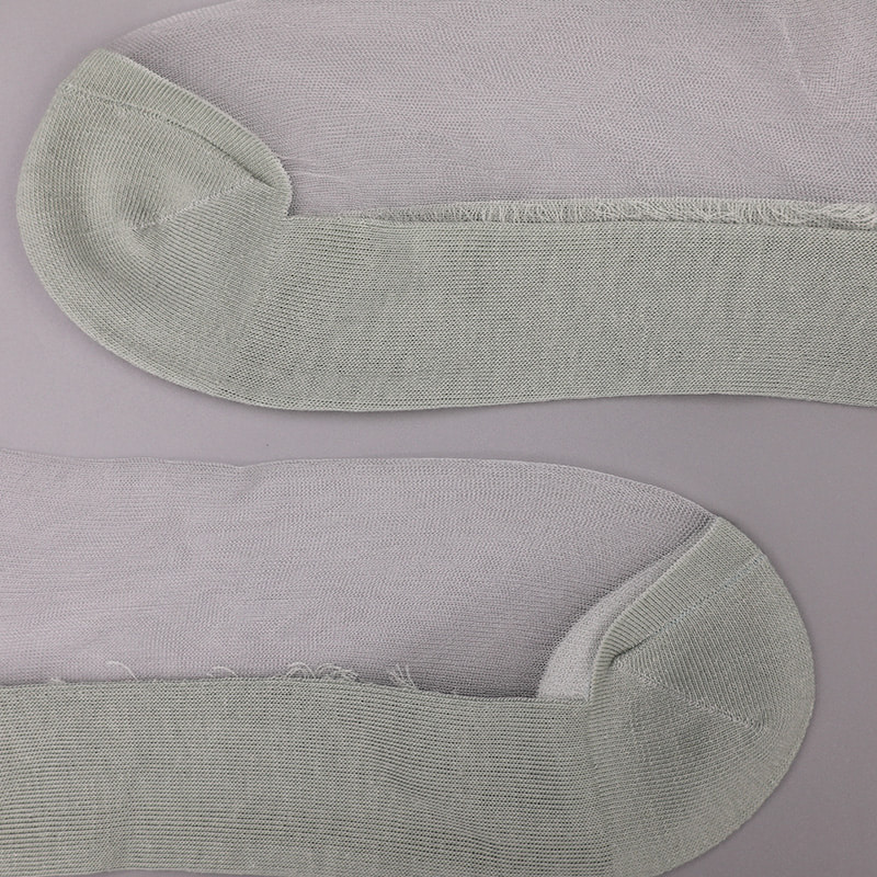 Mote nylon gjennomsiktig silke bomull bunn kvinner båt sokker topp perle glass krystall silke kvinner båt sokker WSD1288