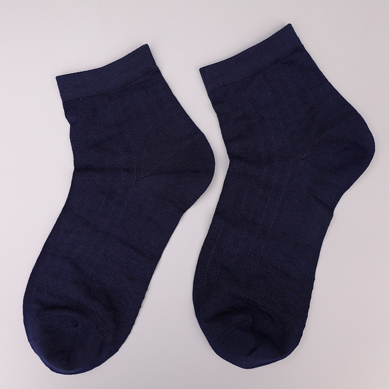 Modal Collection Sirkel Vertikal Stripe Blomst Myk Håndsydde Uformelle Herresokker WSD2802
