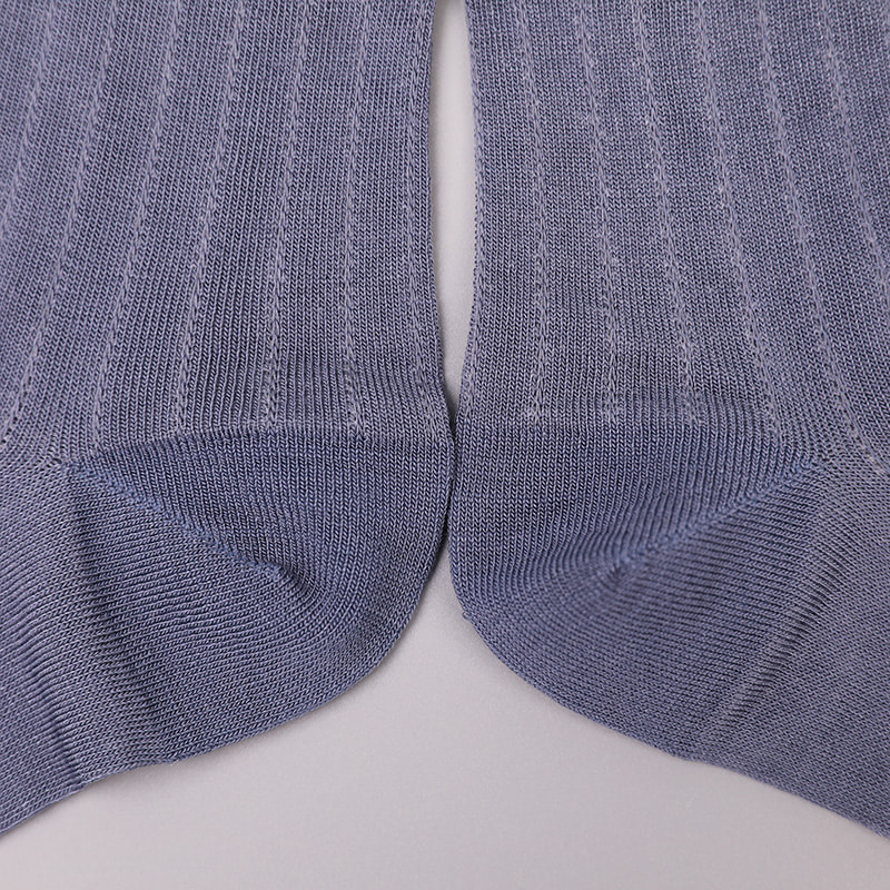 Modal Collection Sirkel Vertikal Stripe Blomst Myk Håndsydde Uformelle Herresokker WSD2802
