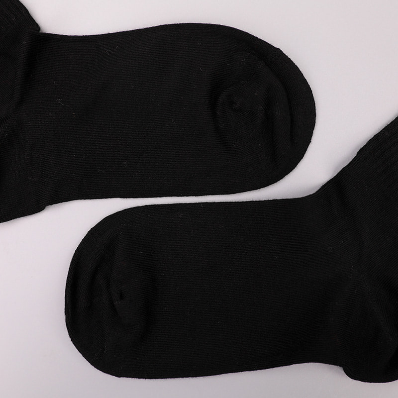 Myk spunnet silke nylon dekket med ammoniakk 2 horisontale strimler og forsterkede håndsydde damesokker WSD1536