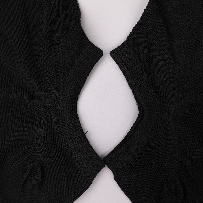 Ultratynne, kjemmet bomull, nylon og spandex vanlige halvmaskede håndsydde sokker for kvinner WSD1673
