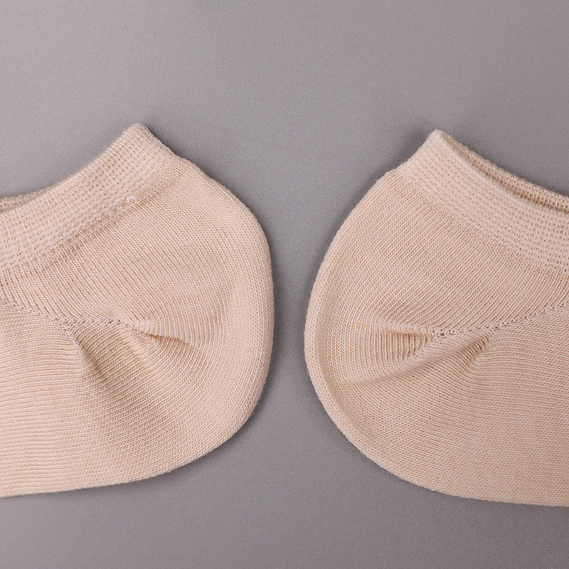 Ultratynne, kjemmet bomull, nylon og spandex vanlige halvmaskede håndsydde sokker for kvinner WSD1673