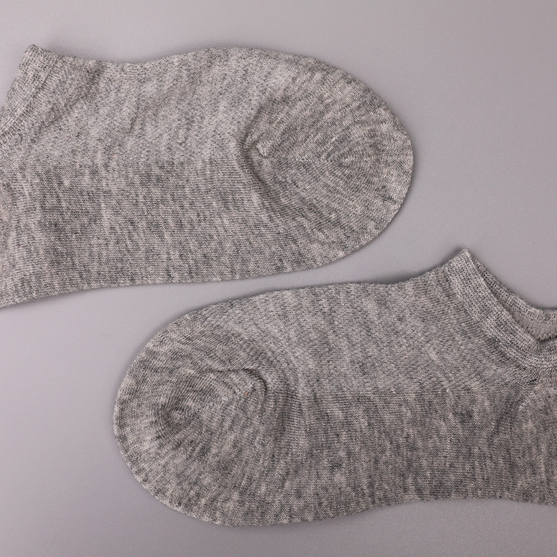 Ultratynne, kjemmet bomull, nylon og spandex vanlige halvmaskede håndsydde sokker for kvinner WSD1673