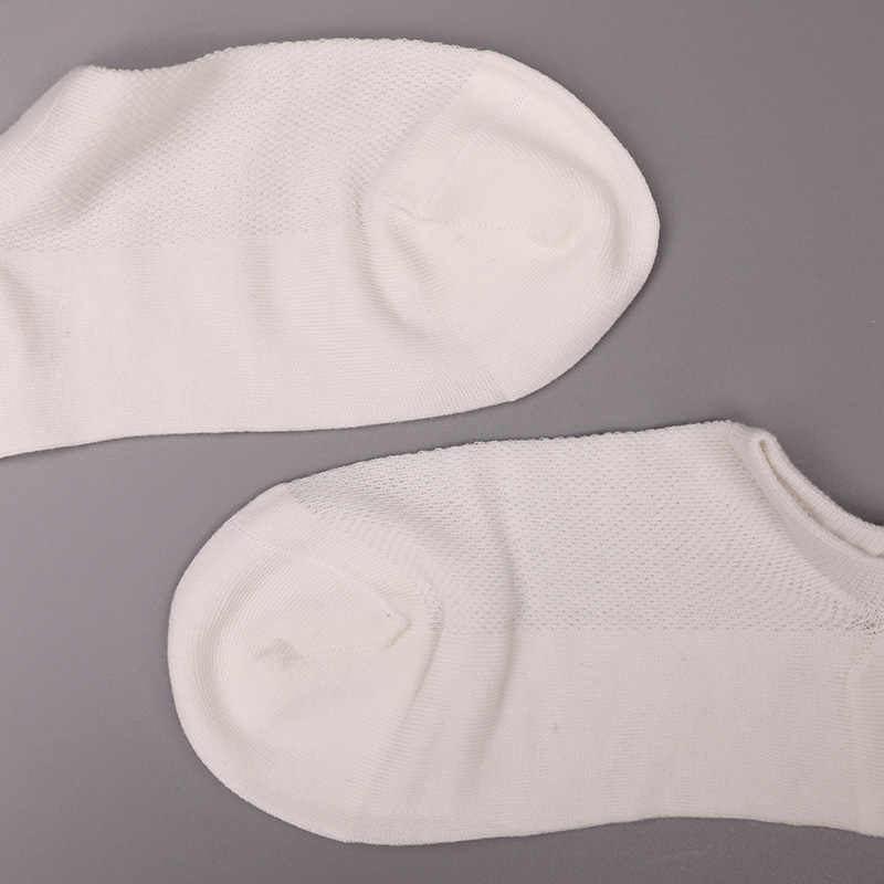 Ultratynne, kjemmet bomull, nylon og spandex vanlige halvmaskede håndsydde sokker for kvinner WSD1673