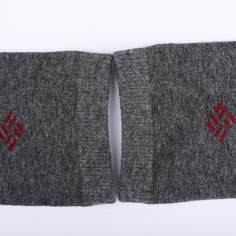 Kammet bomull ammoniakksokker 98 % bomullsgarn små jacquard håndsydde høst- og vintersokker for menn WSD2581