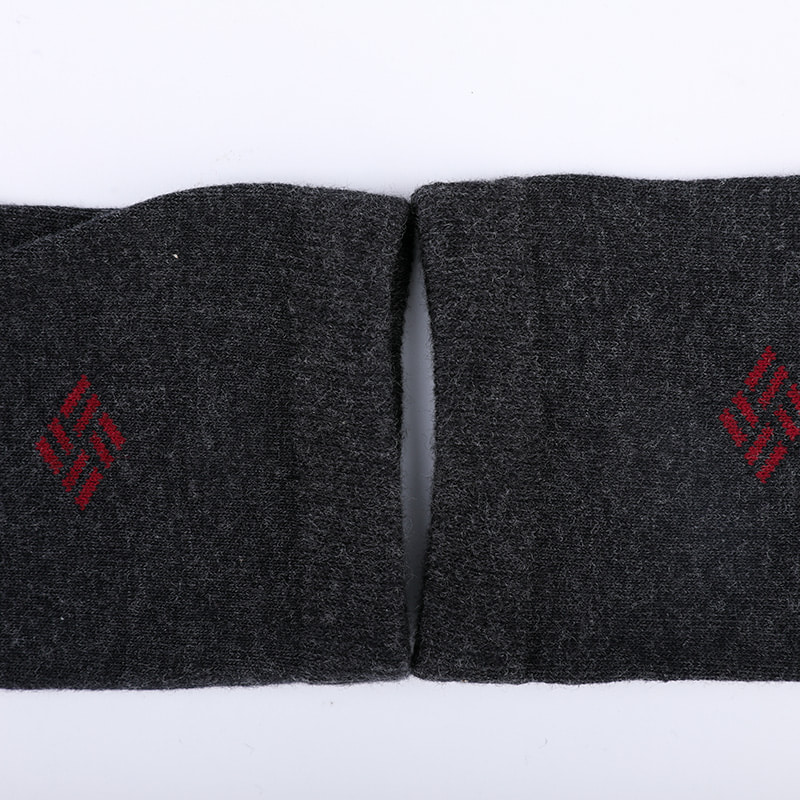 Kammet bomull ammoniakksokker 98 % bomullsgarn små jacquard håndsydde høst- og vintersokker for menn WSD2581