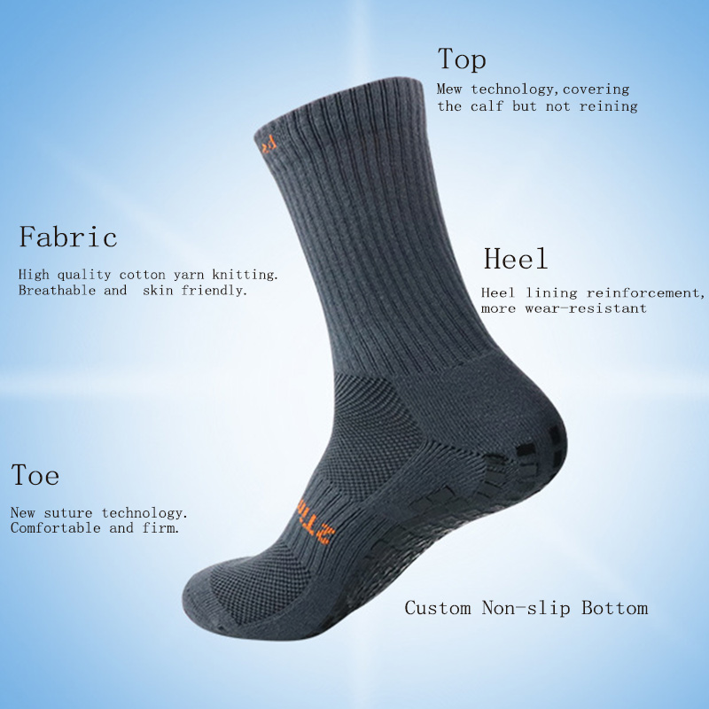 OEM Designer Performance Cotton Herre Athletic Comfort Cushion Crew Sport Custom Socks