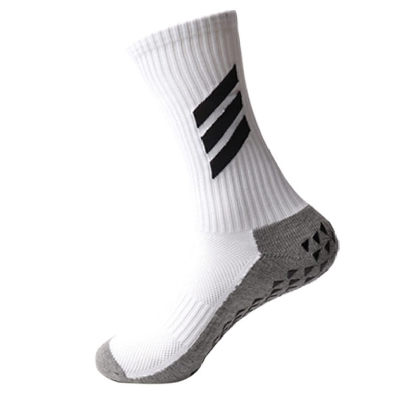 Kompresjon Sport Løping Anti Sip Fotball Custom Grip Custom Socks Logo