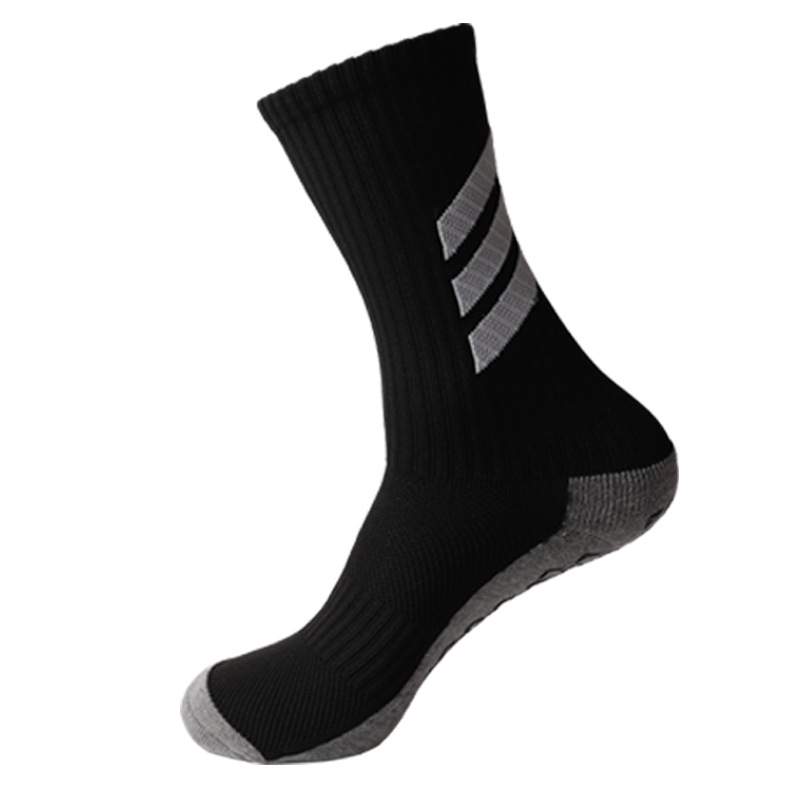 Kompresjon Sport Løping Anti Sip Fotball Custom Grip Custom Socks Logo