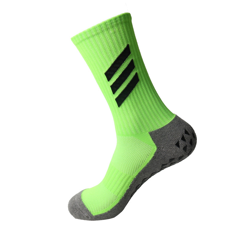 Kompresjon Sport Løping Anti Sip Fotball Custom Grip Custom Socks Logo